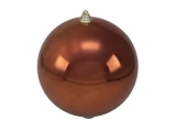 Venkovní vánoční ozdoba - vánoční koule, 30 cm, měděná (1 ks)