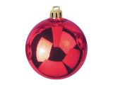 Venkovní vánoční ozdoba - vánoční koule, 20 cm, červená (1 ks)