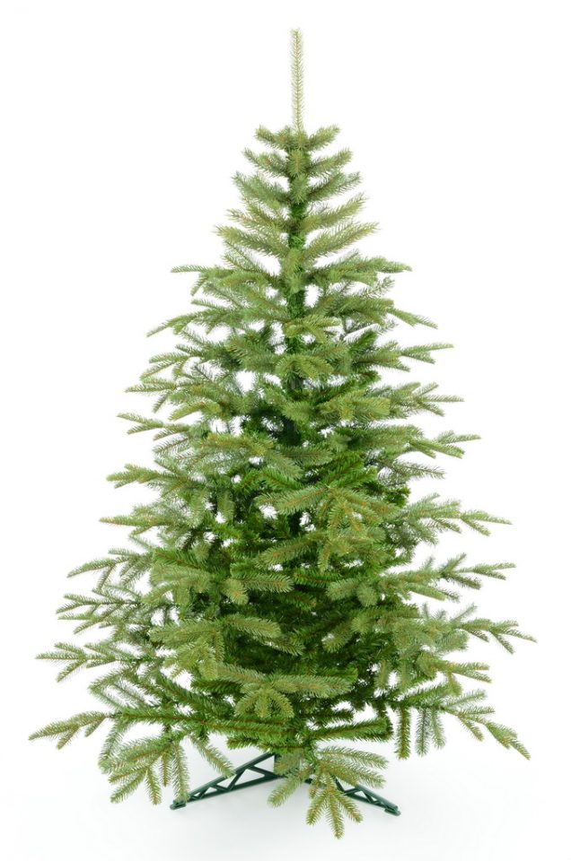 Umělý vánoční stromek smrk PE natur Lux, jehličí 2D/3D, 220cm