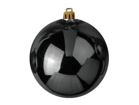 Venkovní vánoční ozdoba - vánoční koule, 20 cm, černá (1 ks)