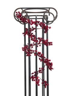 Vánoční girlanda z bobulí - červená, 180cm