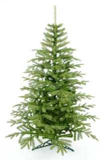 Umělý vánoční stromek smrk PE natur Lux, jehličí 2D/3D, 120cm