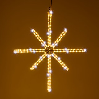 LED motiv Polaris 70cm, 230V venkovní, teplá+studená bílá